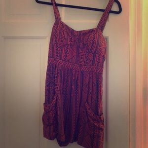 American eagle patterned dress
